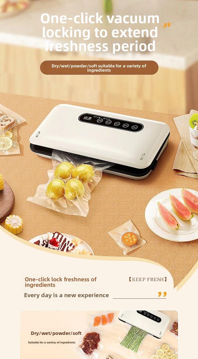 Food Storage Vacuum Sealer Machine - Mini Vacuum Sealer Machine Automatic Household
