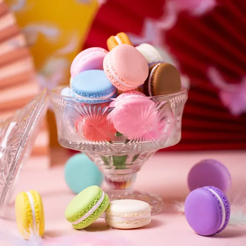 Food Storage On Table - Simulation Macaron Cake Dessert Model Wedding