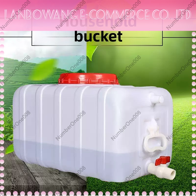 Food Storage Tank - 200L Food-Grade Horizontal Plastic Water Storage