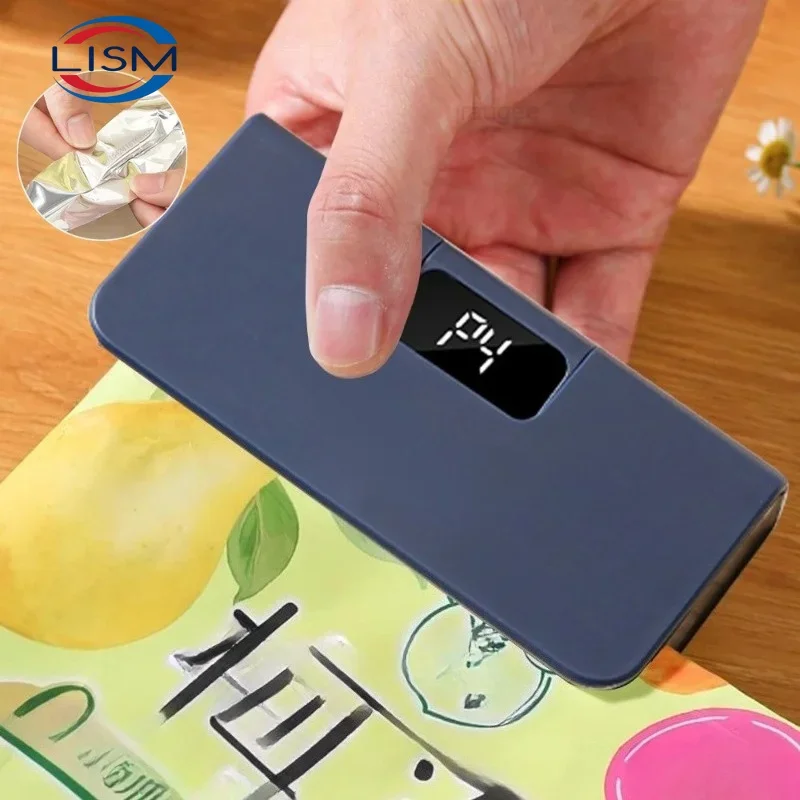 Food Storage Vacuum Sealer Machine - Mini Heat Sealer Plastic Bag Heat