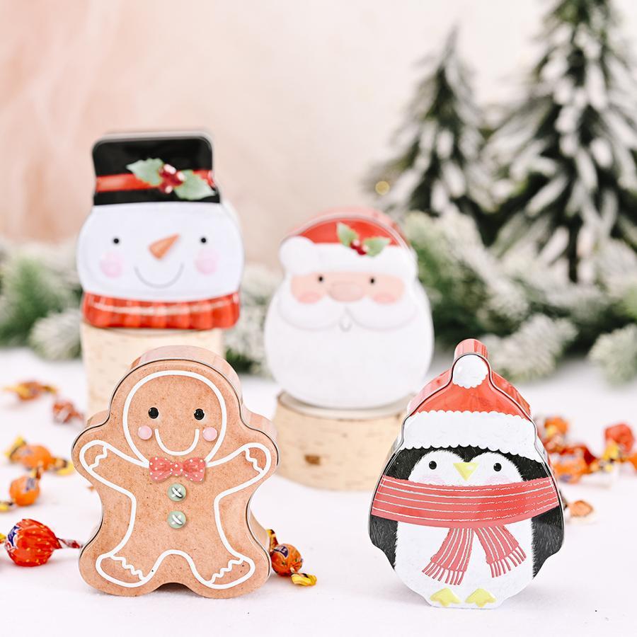 Food Storage Year Supply - Christmas Gingerbread Man Metal Gift Box