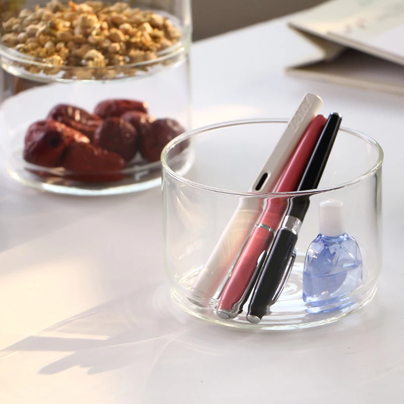 New1200 Ml 3-layer Glass Can K - Food Storage Glass Container Set ulasan dan harga
