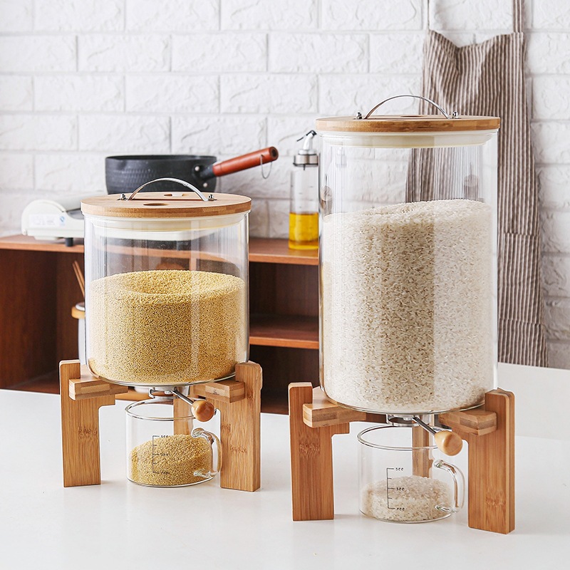 Large High Borosilicate Handma - Food Storage Glass Containers Large ulasan dan harga