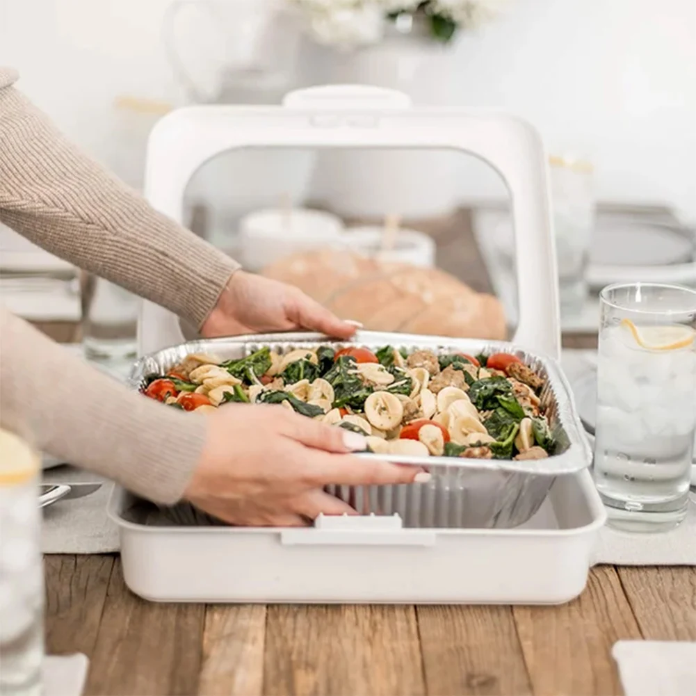 Plastic Foil Pan Carrier Stack - Food Storage Aluminum Containers ulasan dan harga
