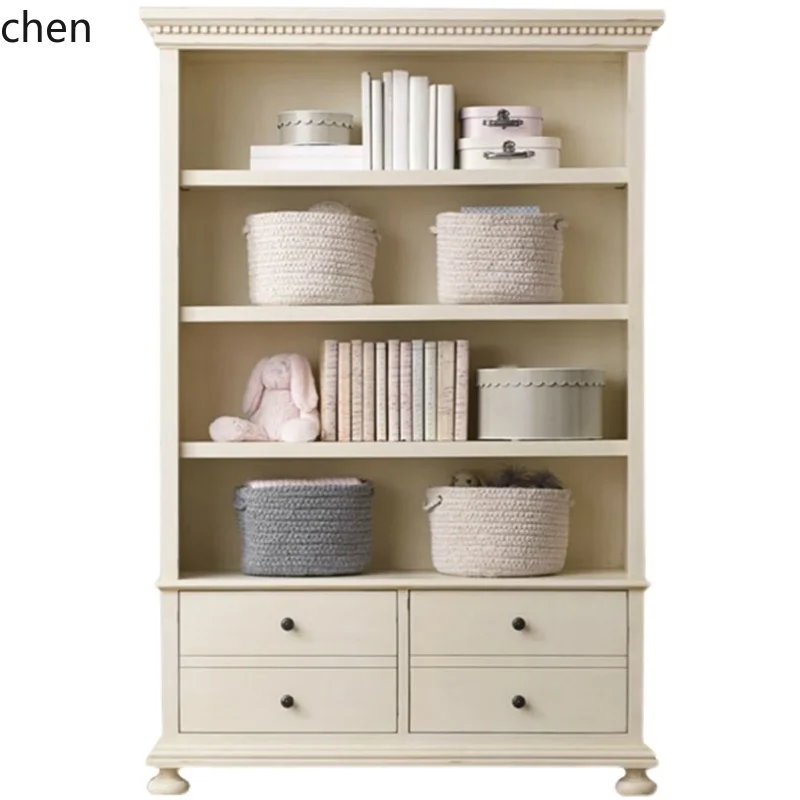 CZ Solid Wood Bookcase Small U - Food Storage Locker ulasan dan harga