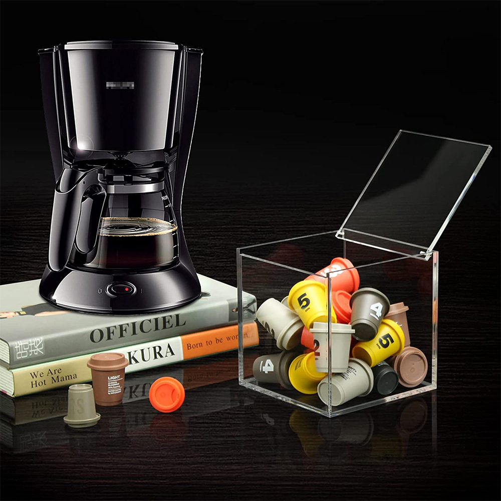 Acrylic Capsule Coffee Storage - Food Storage Types ulasan dan harga