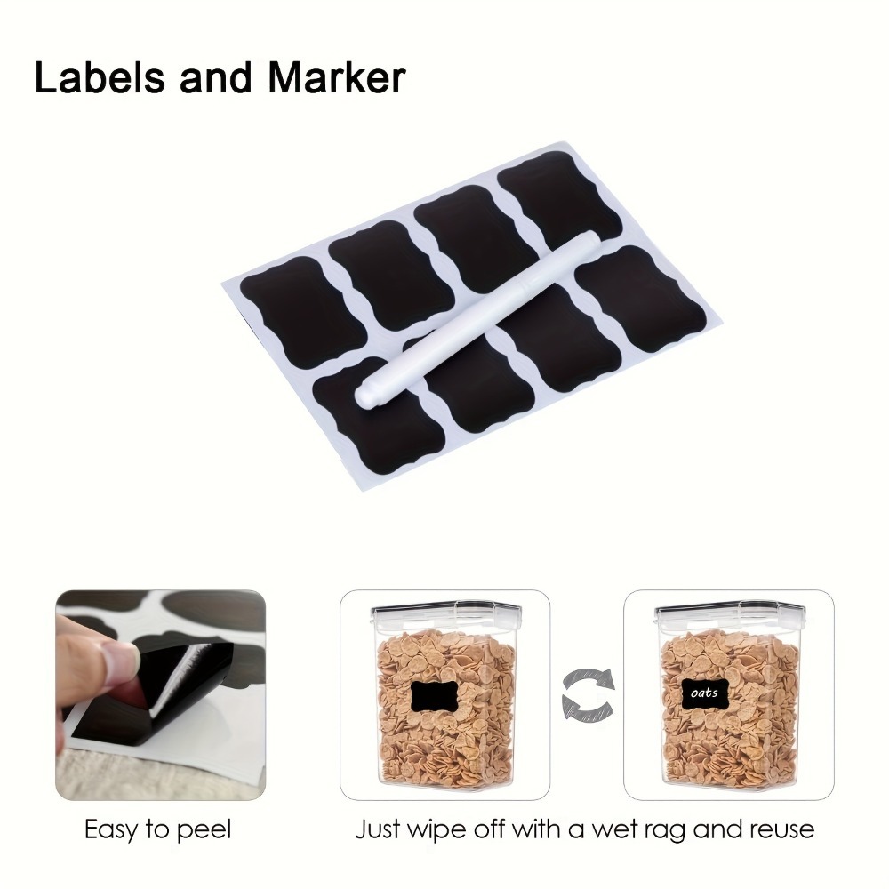 24Pcs Food Storage Containers  - Food Storage On Table ulasan dan harga