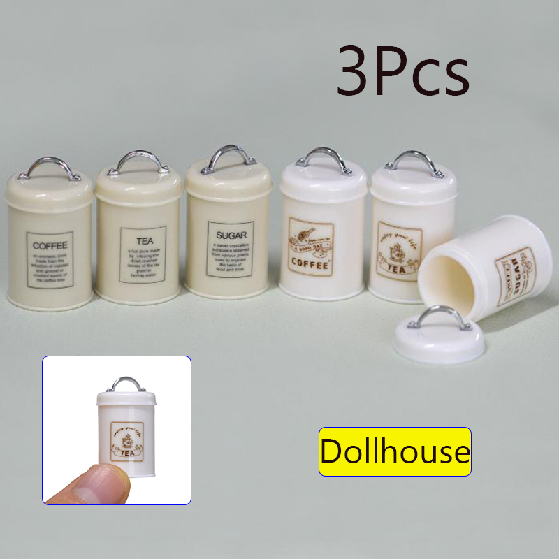 3Pcs Miniature Dollhouse Mini  - Food Storage Plastic ulasan dan harga