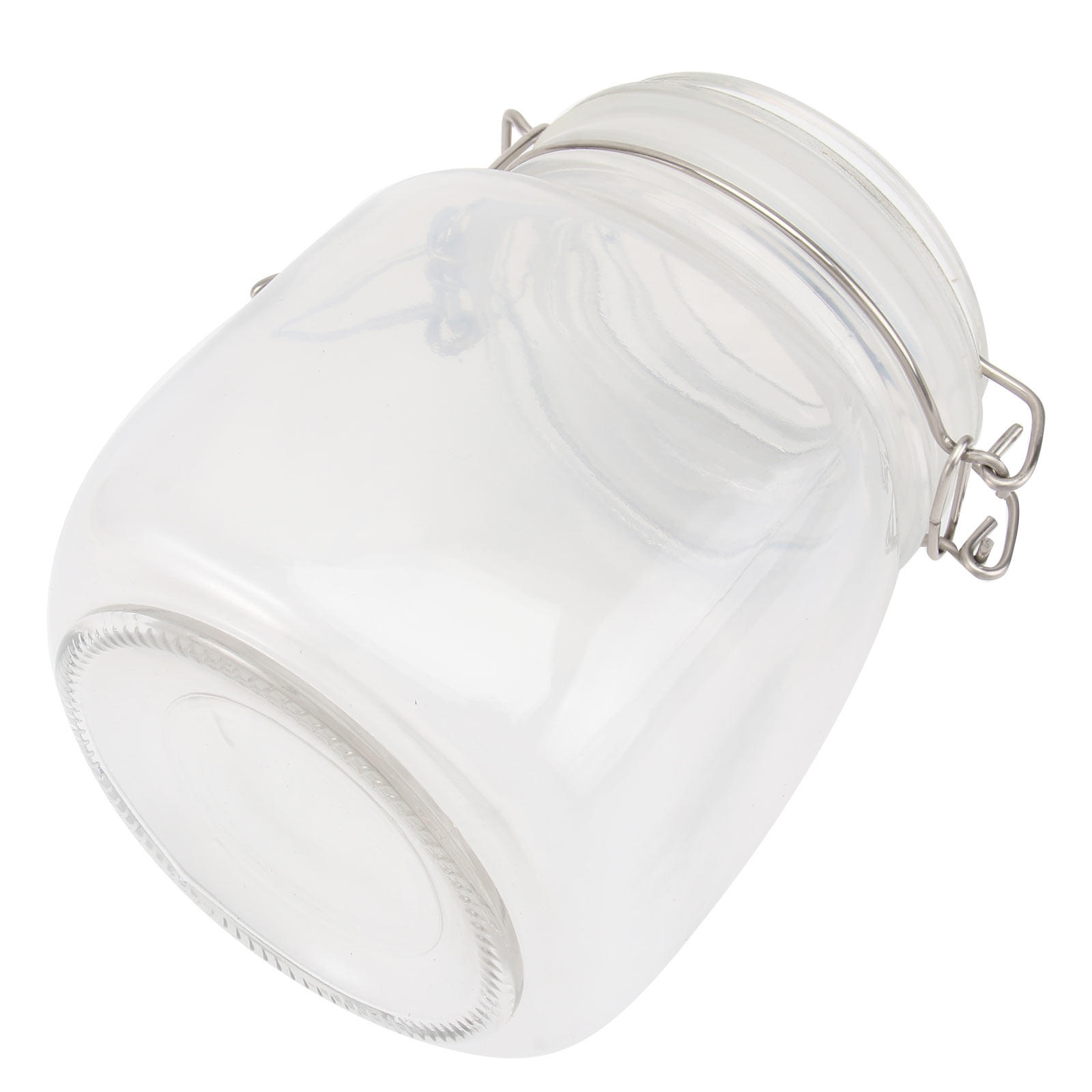 1000Ml Square Transparent Glas - Food Storage Glass Container Set ulasan dan harga
