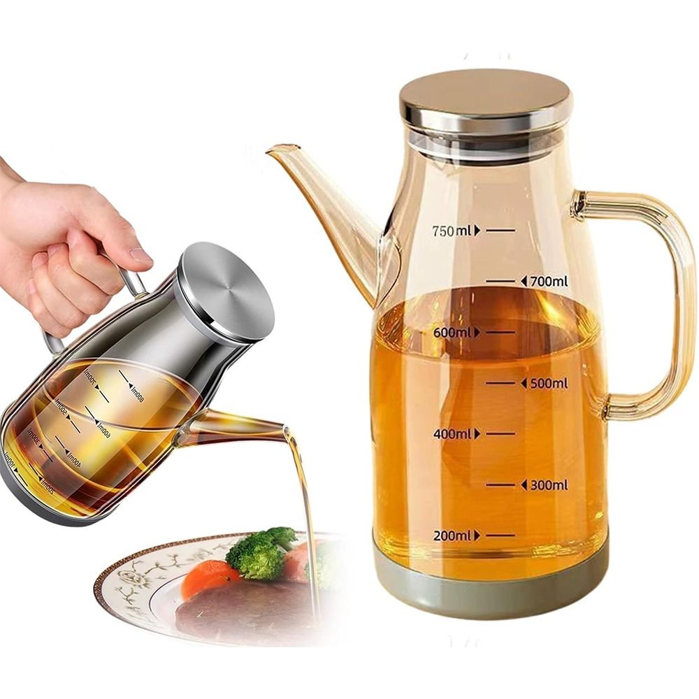 Food-grade Oil Dispenser Bottl - Food Storage Glass Containers Large ulasan dan harga
