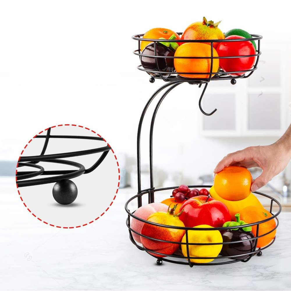 LMETJMA 2-Tier Countertop Frui - Food Storage Types ulasan dan harga