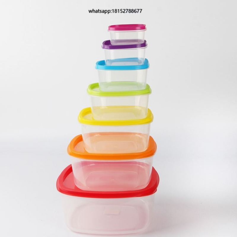 Rainbow 7pcs Food Container Pl - Food Storage Plastic ulasan dan harga