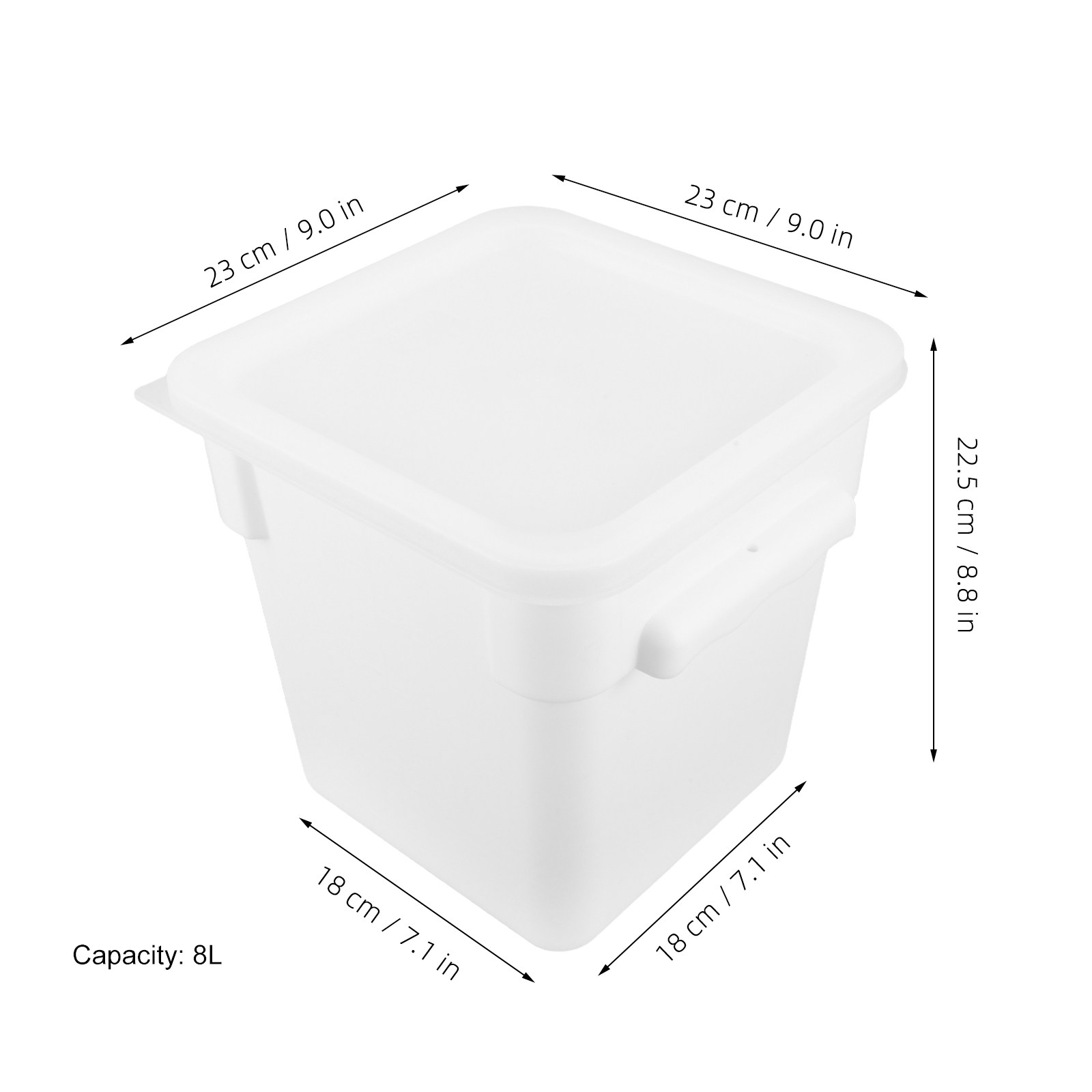 Square Plastic Food Storage Co - Food Storage Plastic ulasan dan harga