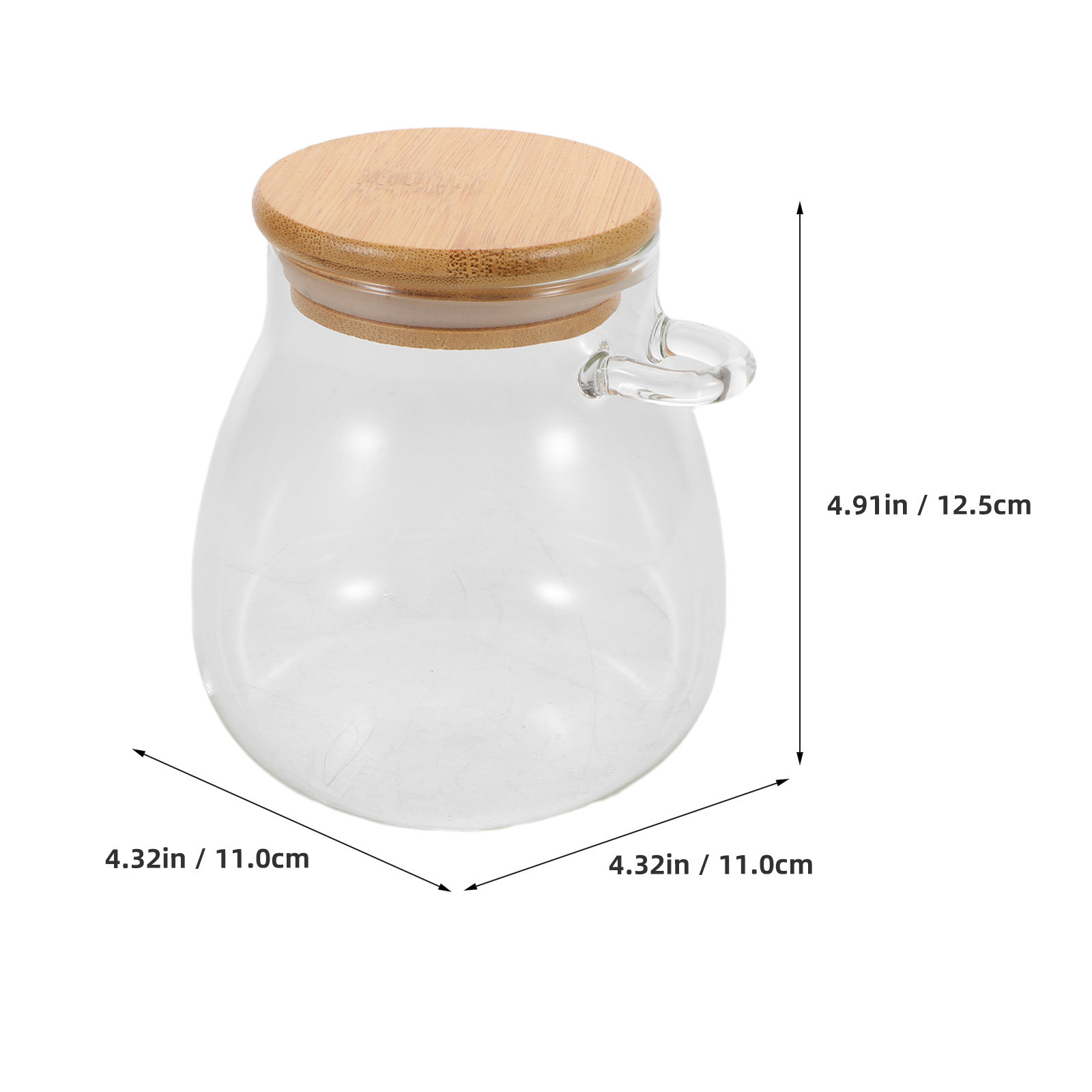 2Pcs Clear Airtight Glass Stor - Food Storage Glass Container Set ulasan dan harga