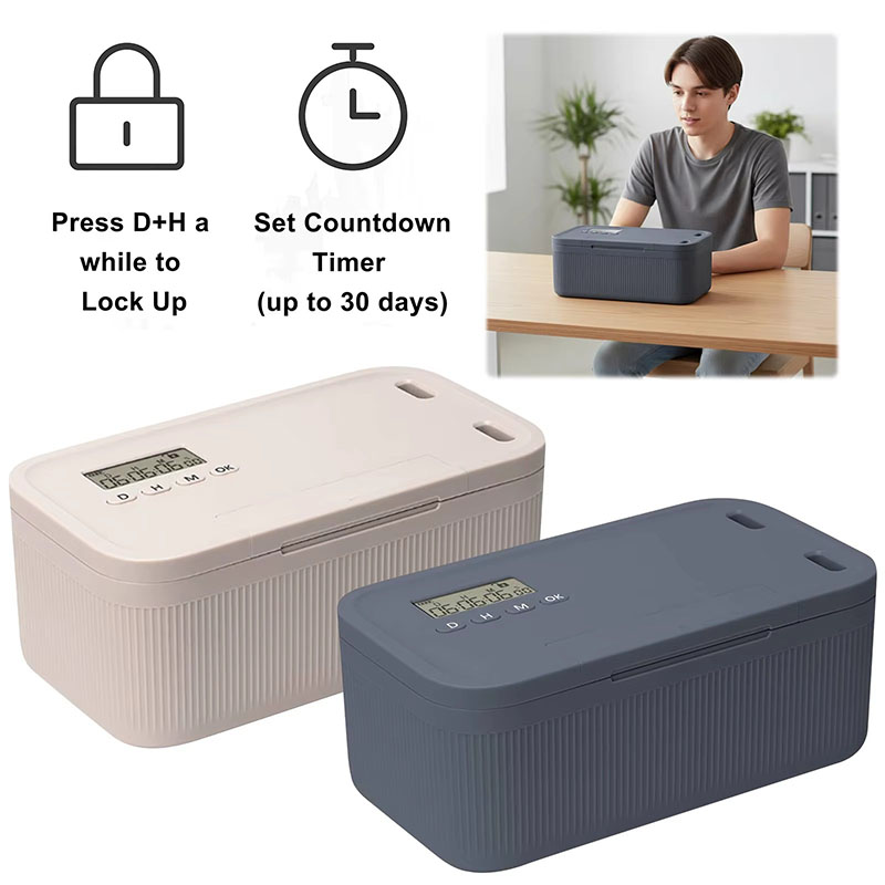 Lock Box with Timer Phone Lock - Food Storage Locker ulasan dan harga