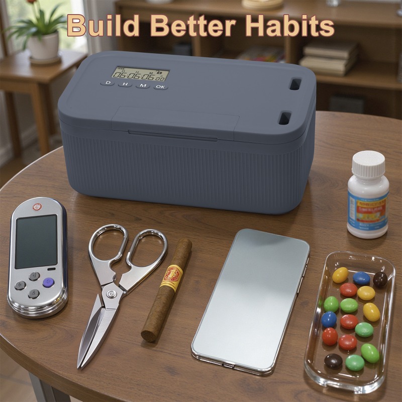 Lock Box with Timer Phone Lock - Food Storage Locker ulasan dan harga