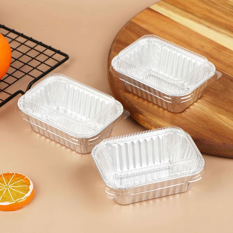 10Pcs Disposable Rectangular A - Food Storage Aluminum Containers ulasan dan harga