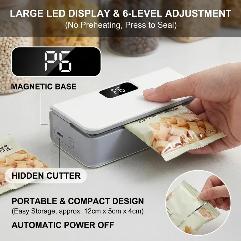 Mini Heat Sealer Plastic Bag H - Food Storage Vacuum Sealer Machine ulasan dan harga