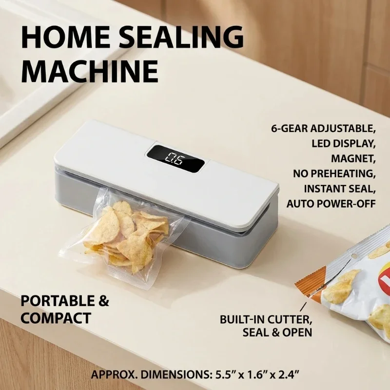 Mini Heat Sealer Plastic Bag H - Food Storage Vacuum Sealer Machine ulasan dan harga