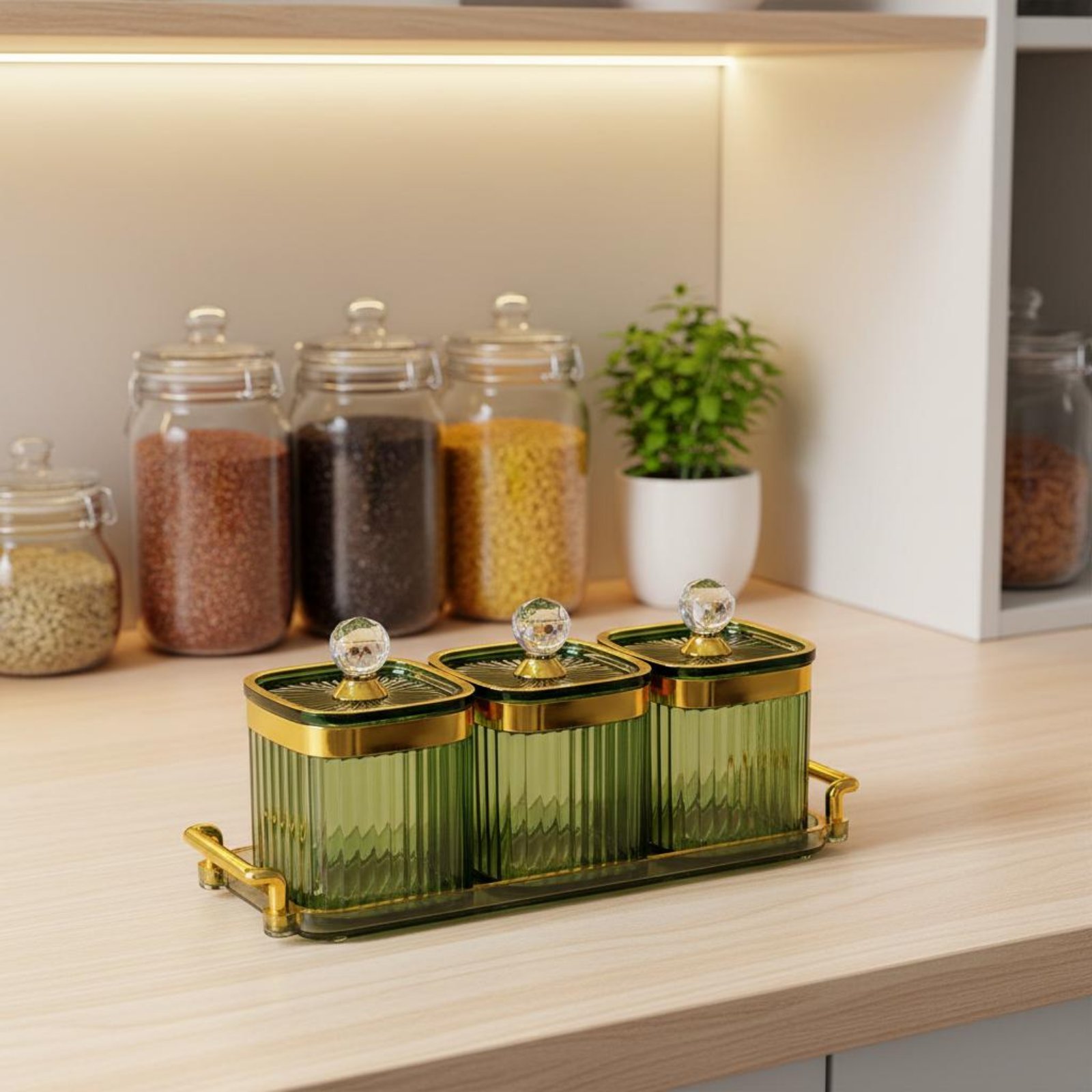Decorative Snack Container Set - Storage Food Tray ulasan dan harga