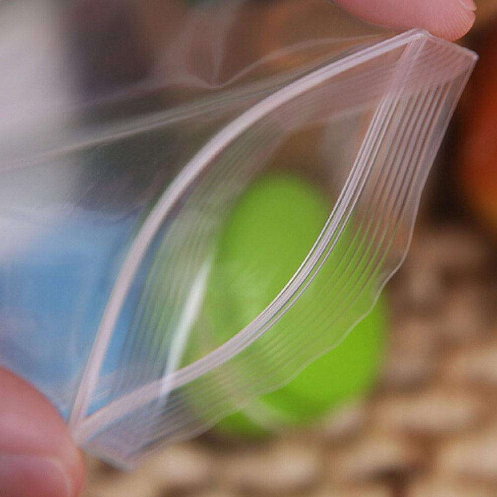 100pcs 6X8Cm Thick Clear Reclo - Food Storage Plastic ulasan dan harga