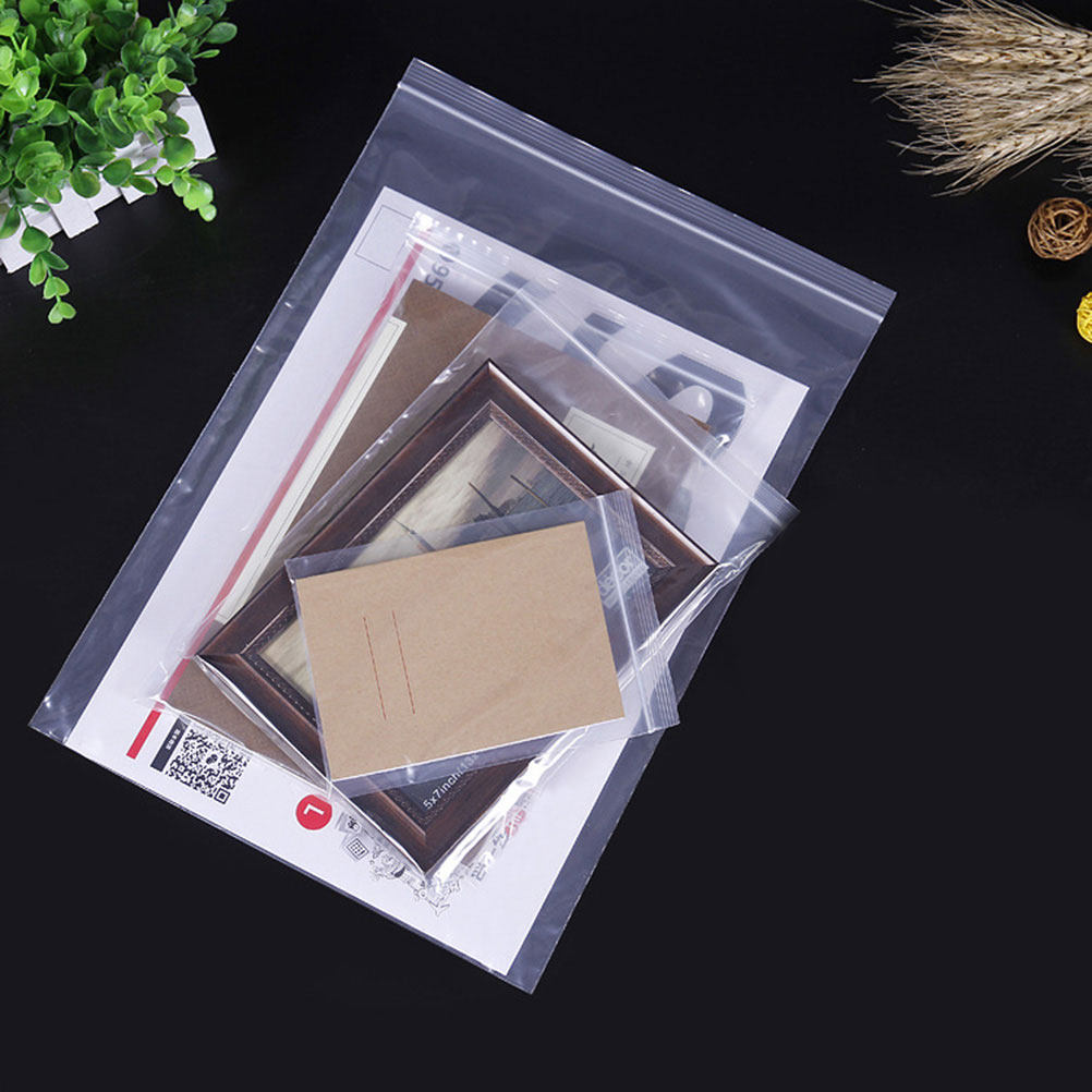 100pcs 6X8Cm Thick Clear Reclo - Food Storage Plastic ulasan dan harga