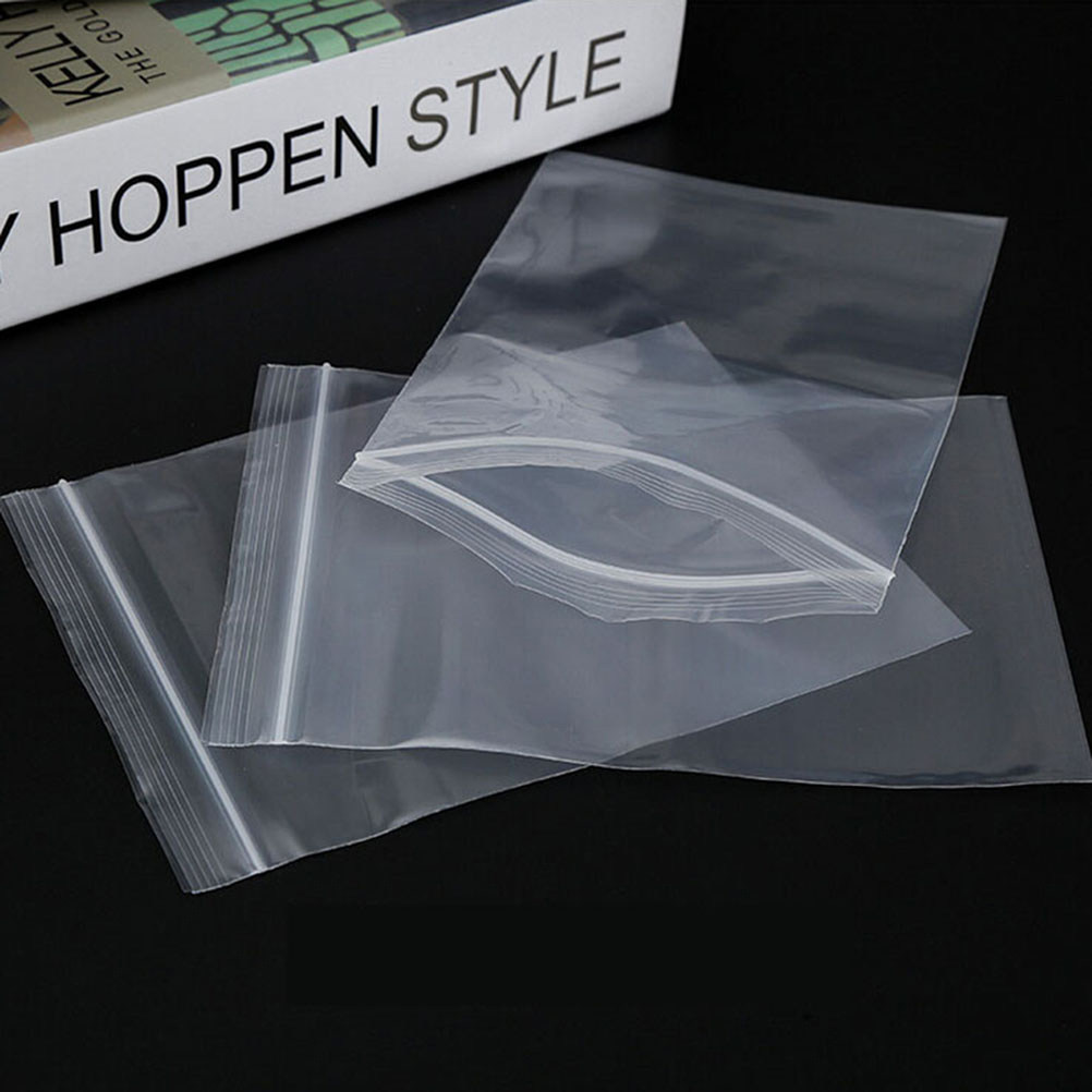 100pcs 6X8Cm Thick Clear Reclo - Food Storage Plastic ulasan dan harga
