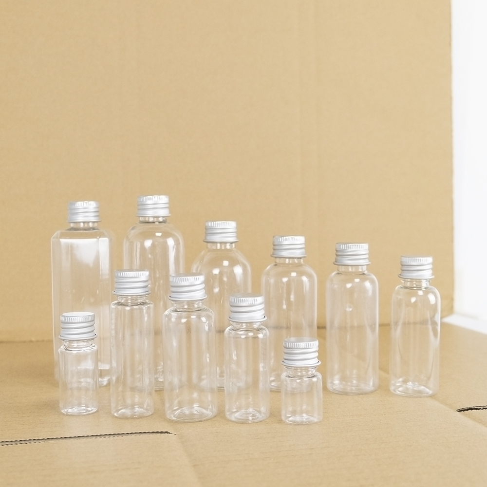 100Pcs Plastic Bottle With Alu - Food Storage Aluminum Containers ulasan dan harga