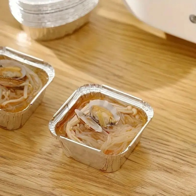20/40Pcs Square Disposable Alu - Food Storage Aluminum Containers ulasan dan harga