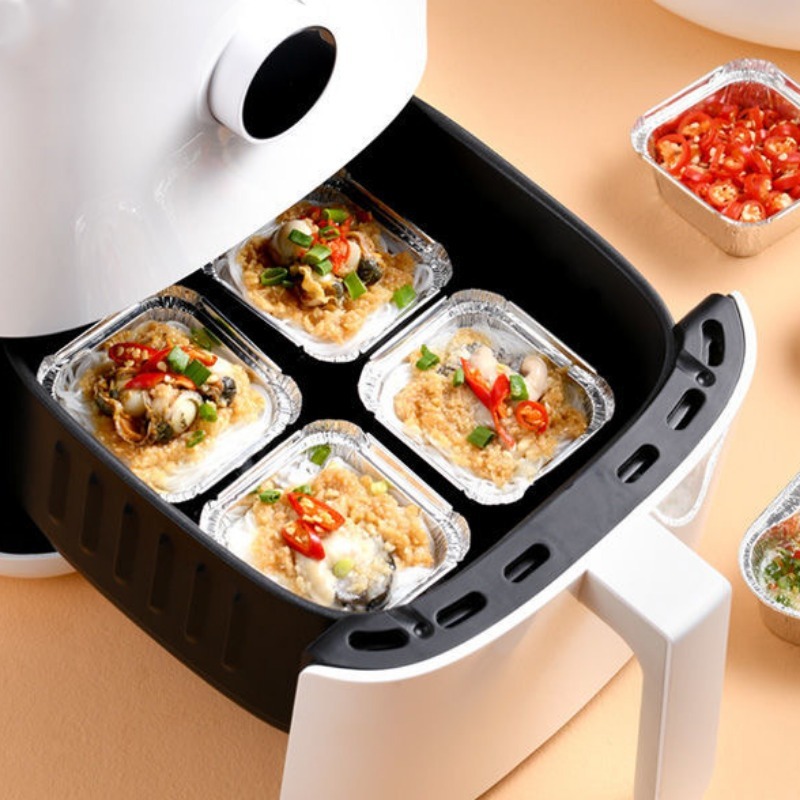 20/40Pcs Square Disposable Alu - Food Storage Aluminum Containers ulasan dan harga