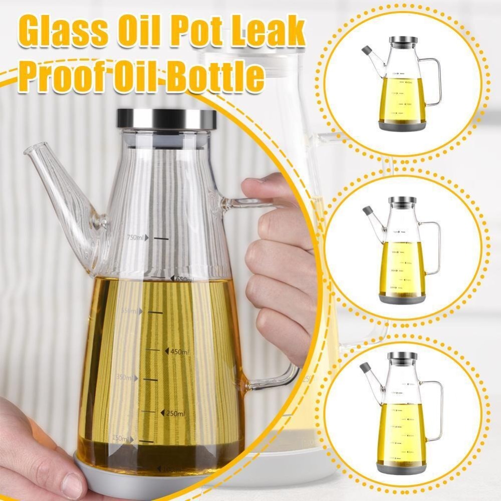 New Food-grade Oil Dispenser B - Food Storage Glass Containers Large ulasan dan harga