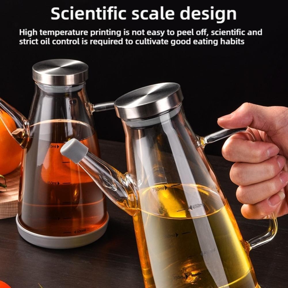 New Food-grade Oil Dispenser B - Food Storage Glass Containers Large ulasan dan harga