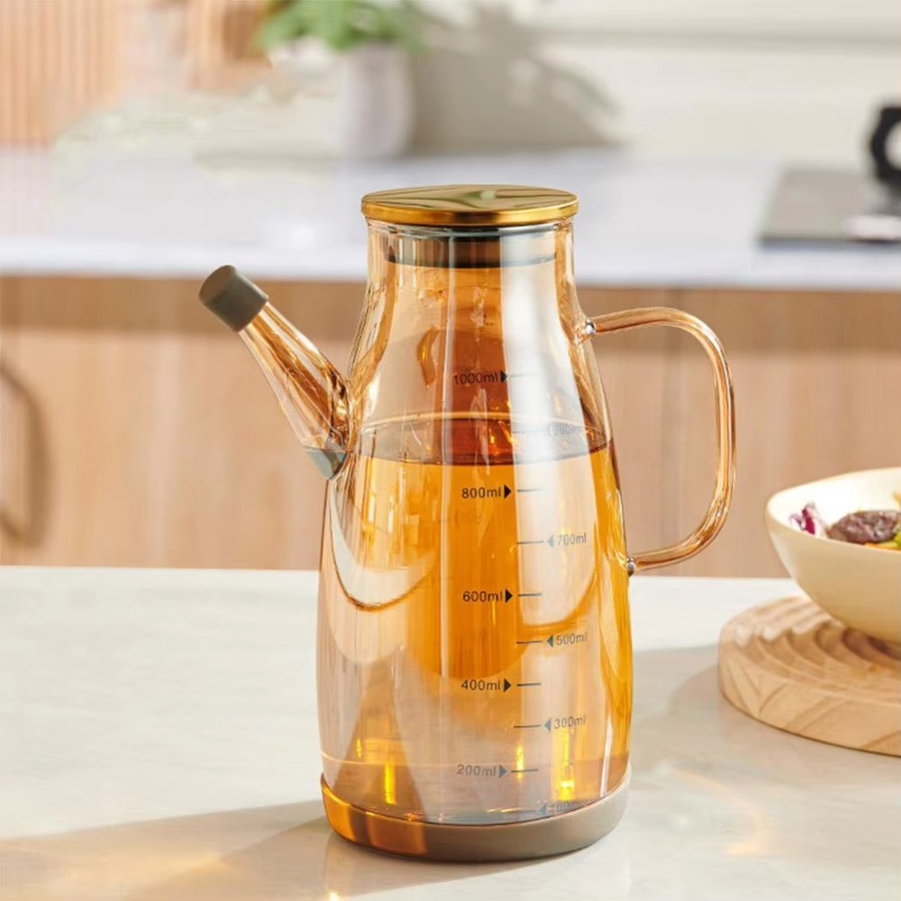 New Food-grade Oil Dispenser B - Food Storage Glass Containers Large ulasan dan harga