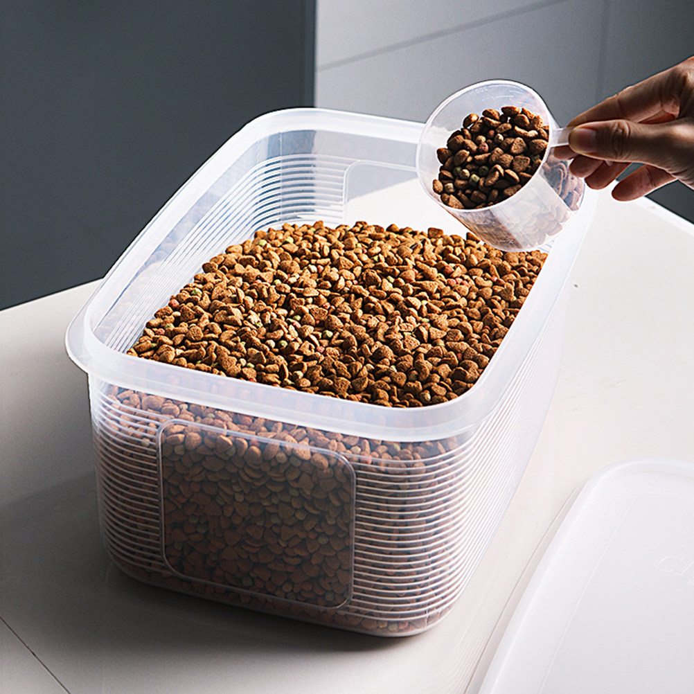 Transparent Airtight Pet Food  - Food Storage No Plastic ulasan dan harga