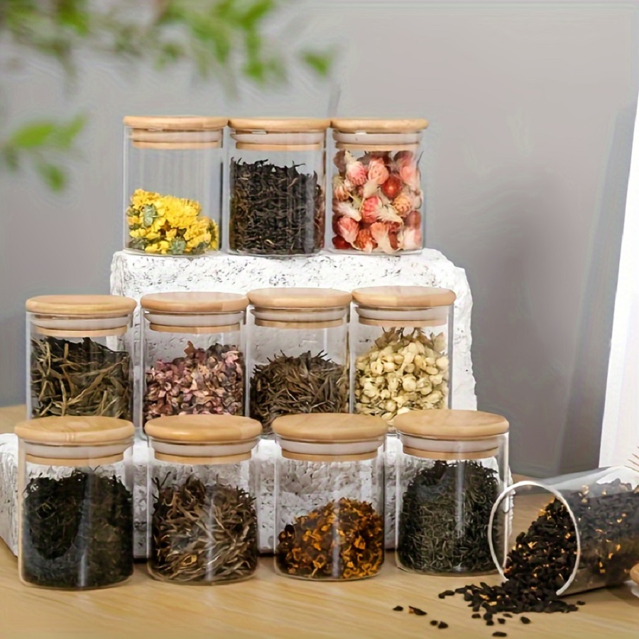 12pcs/set Airtight Glass Stora - Food Storage Glass Container Set ulasan dan harga
