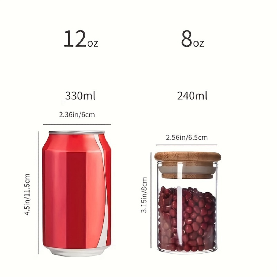 12pcs/set Airtight Glass Stora - Food Storage Glass Container Set ulasan dan harga