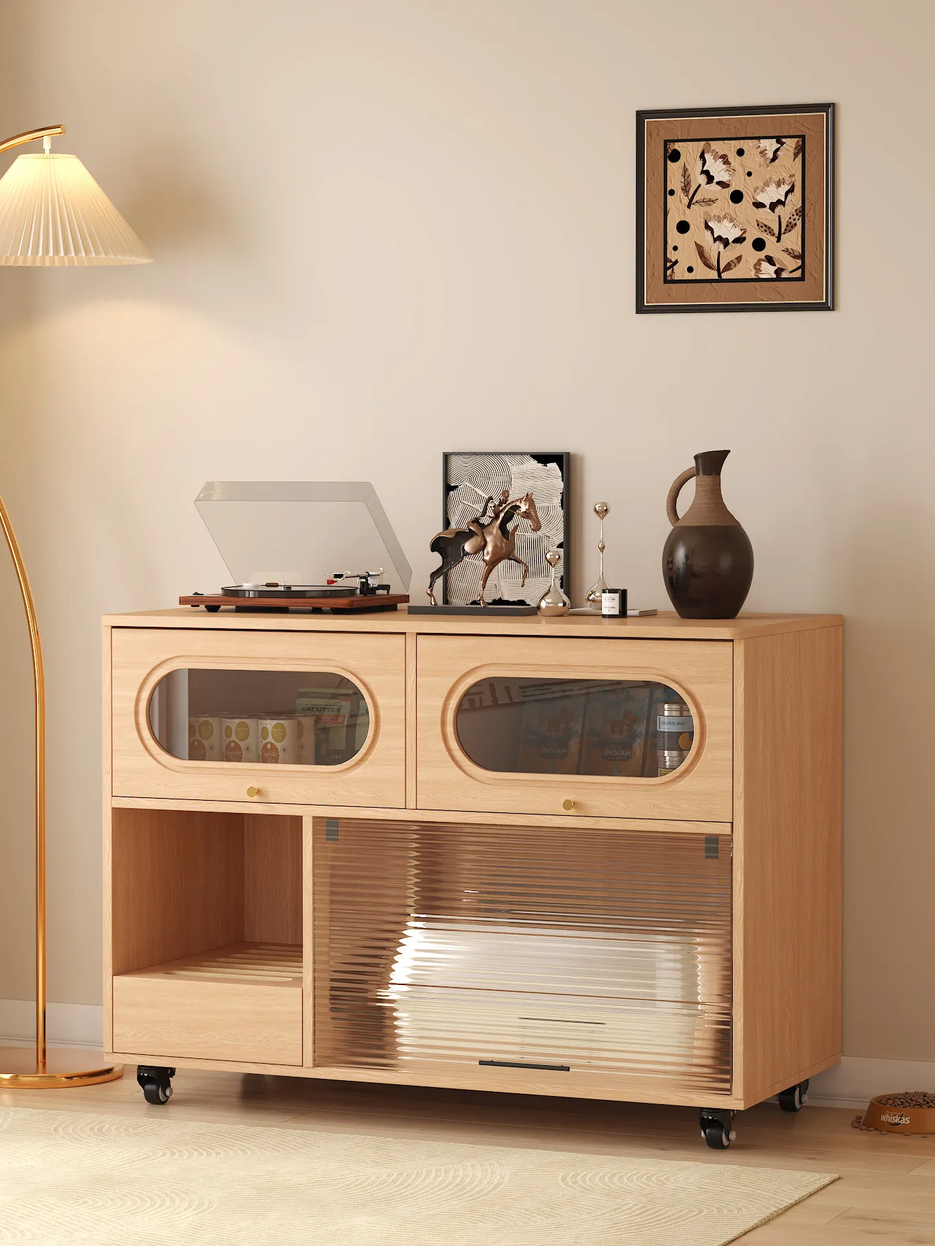 Solid wood cat litter box,  li - Food Storage Locker ulasan dan harga