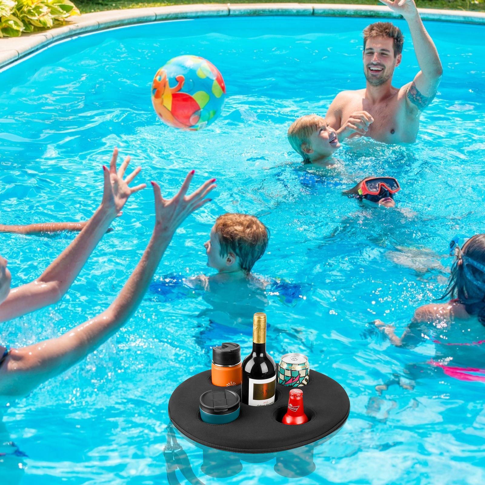 Floating Pool Cup Holder Pool  - Food Storage Types ulasan dan harga