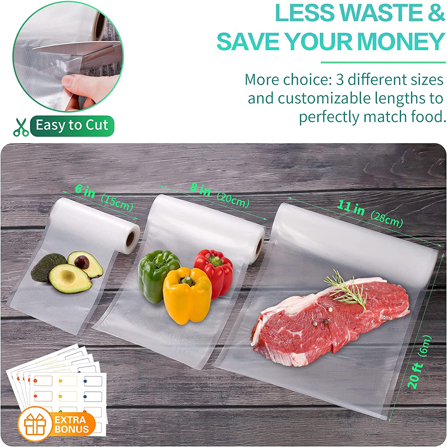 Kitchen Bags For Vacuum Food V - Food Storage Vacuum Sealer Machine ulasan dan harga