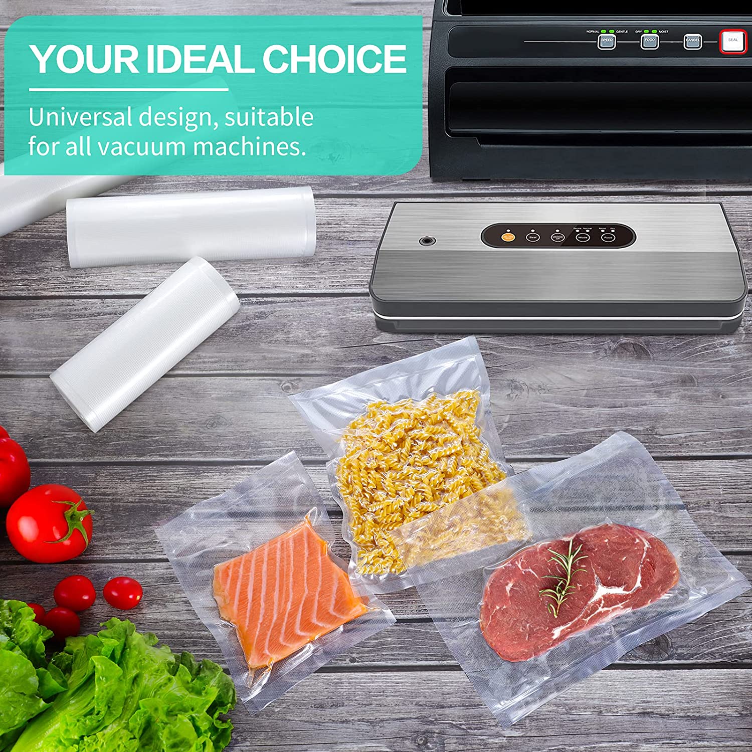 Kitchen Bags For Vacuum Food V - Food Storage Vacuum Sealer Machine ulasan dan harga