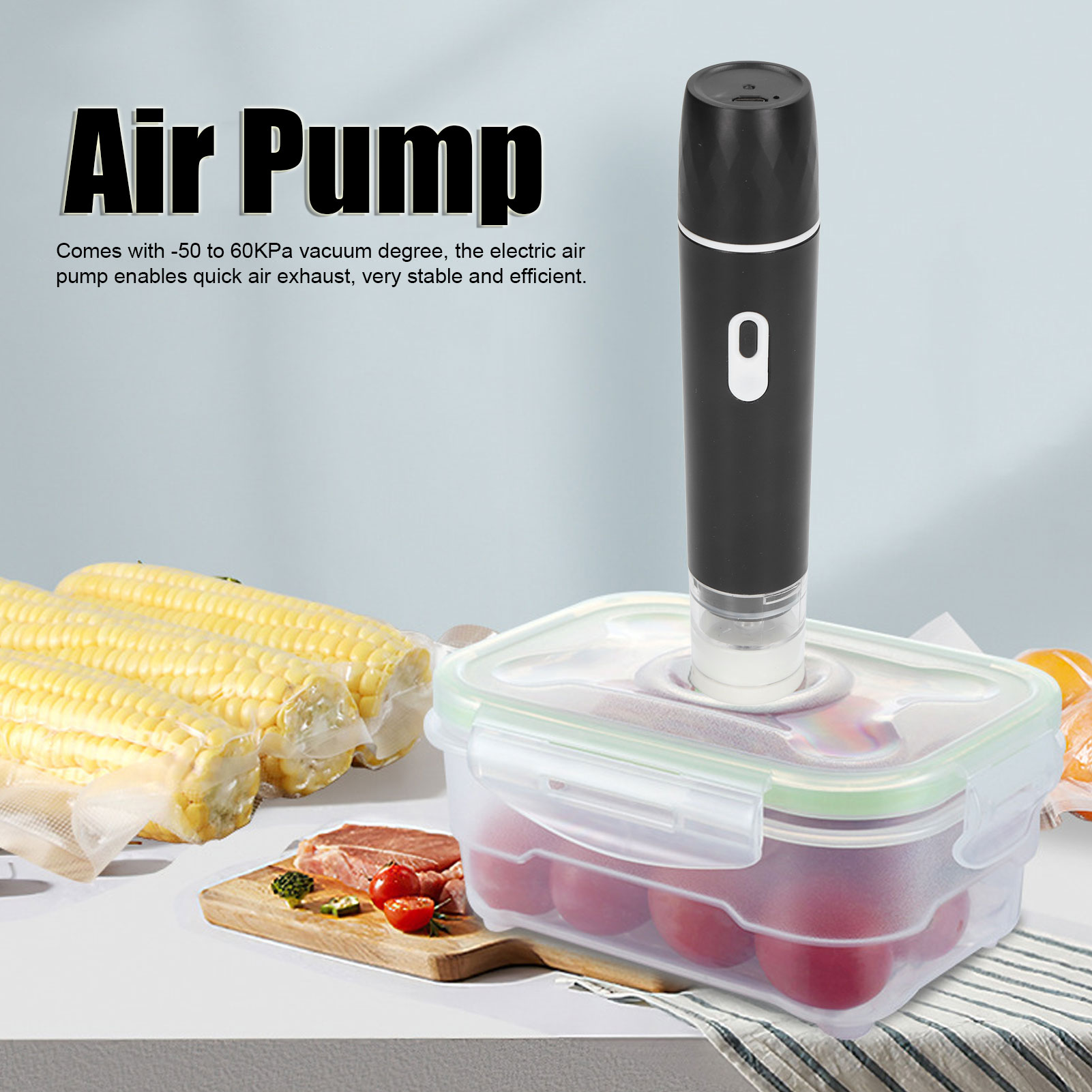 Electric Air Pump Handheld Vac - Food Storage Vacuum Sealer Machine ulasan dan harga
