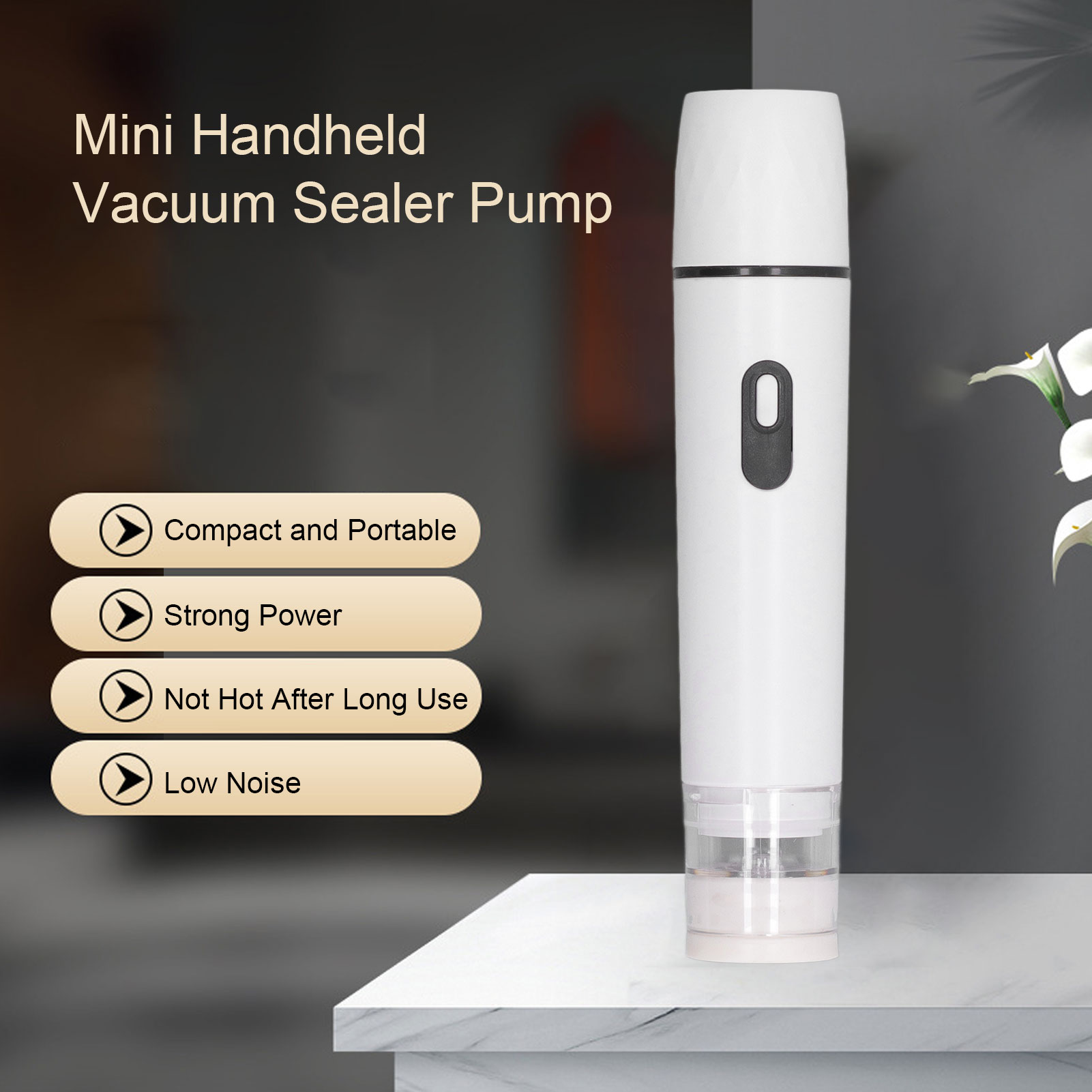 Electric Air Pump Handheld Vac - Food Storage Vacuum Sealer Machine ulasan dan harga
