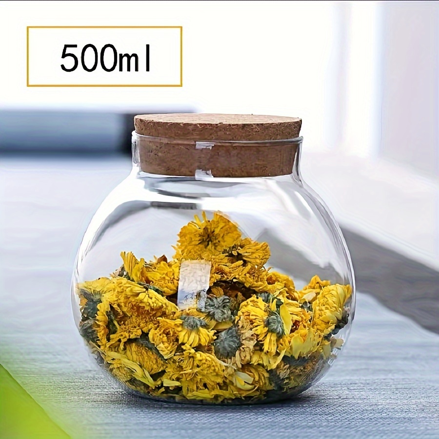 500ML Clear Glass Storage Cani - Food Storage Glass Container Set ulasan dan harga