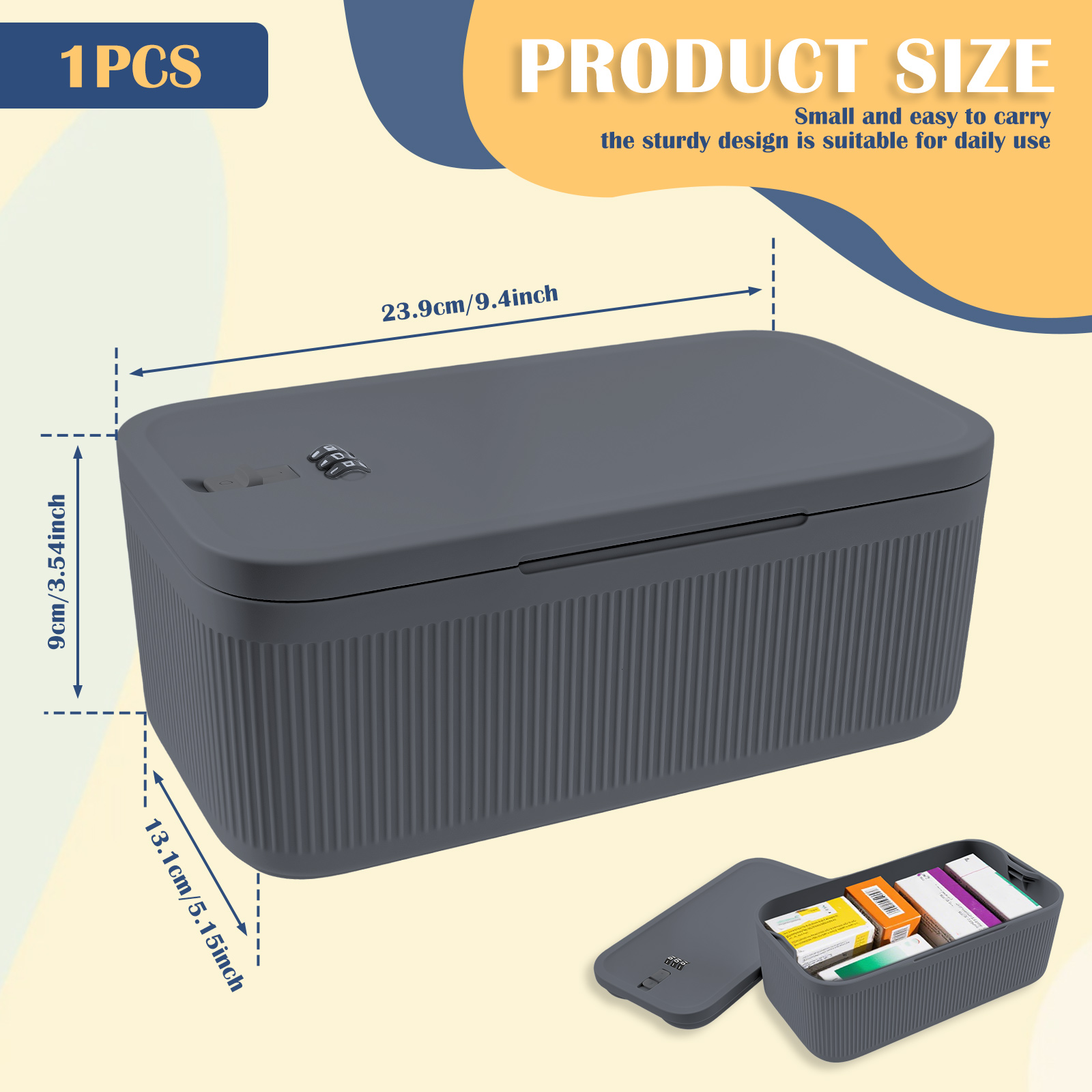 Storage Box with Locker Plasti - Food Storage Locker ulasan dan harga
