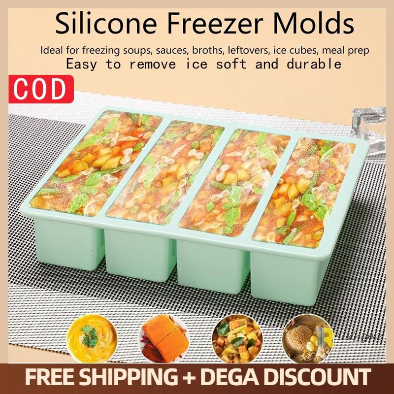 Extra Large Silicone Food Tray - Storage Food Tray ulasan dan harga