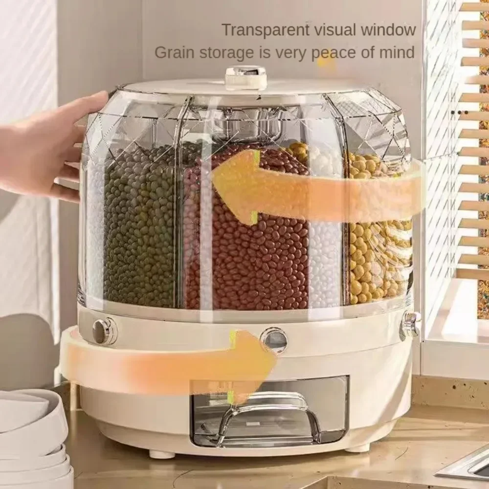 Food Grade Rotating Grain Disp - Food Storage No Plastic ulasan dan harga