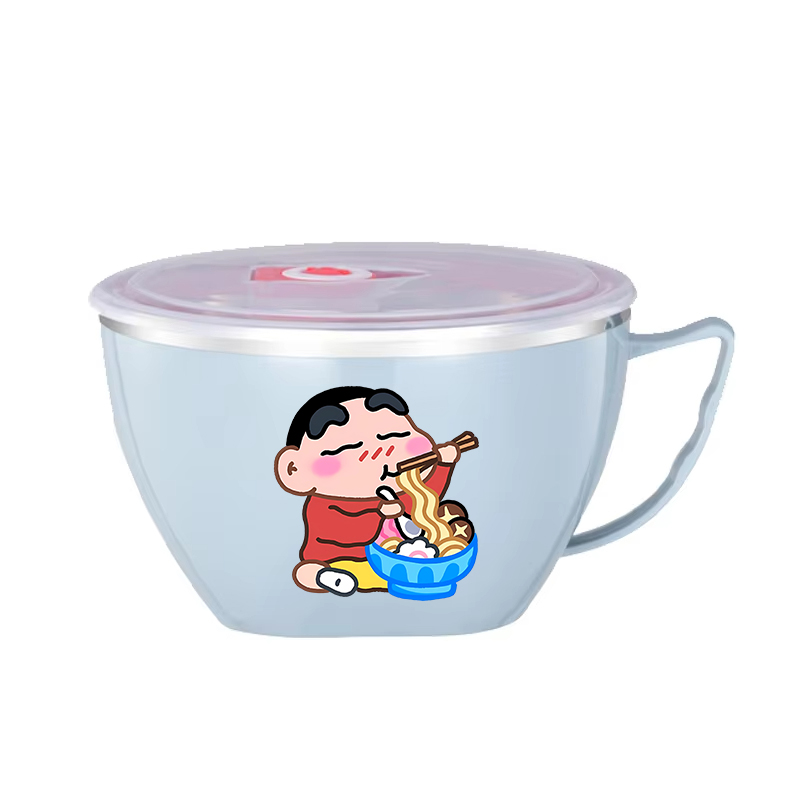 Crayon Shin-chan Noodle Bowl L - Food Storage On Table ulasan dan harga