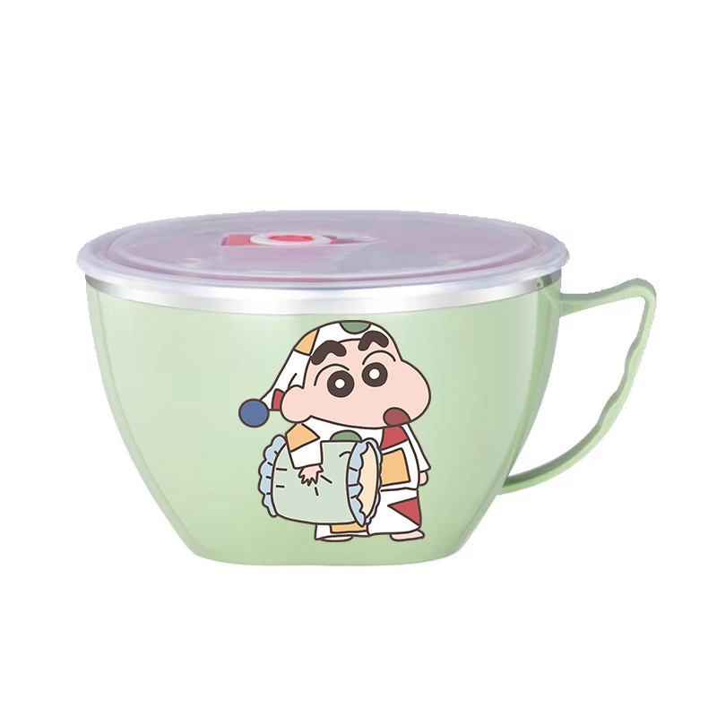 Crayon Shin-chan Noodle Bowl L - Food Storage On Table ulasan dan harga