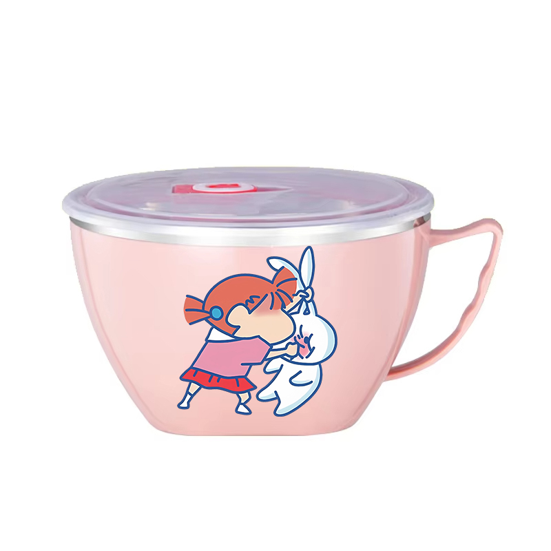 Crayon Shin-chan Noodle Bowl L - Food Storage On Table ulasan dan harga