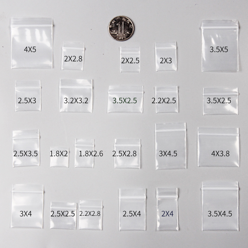 100pcs Mini Zip Lock Bags Plas - Food Storage Locker ulasan dan harga